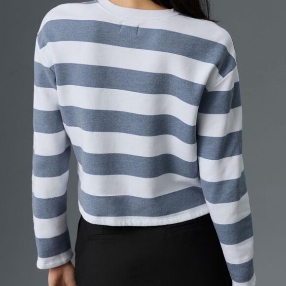 Sundry Gray Polo Collar Boxy Sweatshirt - Picture 2 of 3